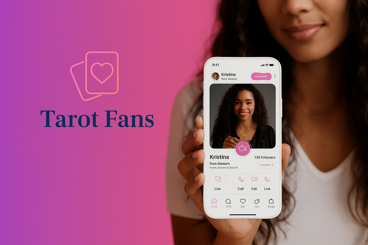 Tarot Fans, eine App für professionelle Wahrsager und Spirituelle